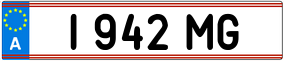 Truck License Plate